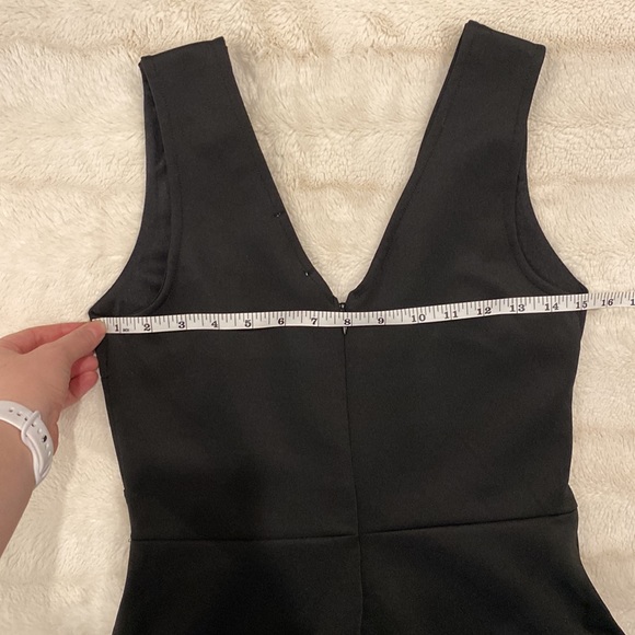 Dex Black Dress with Floral Embroidered Detail | Size Small - Picture 6 of 9